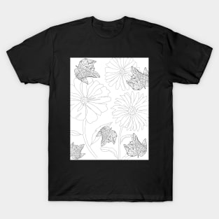 plant pattern dots T-Shirt